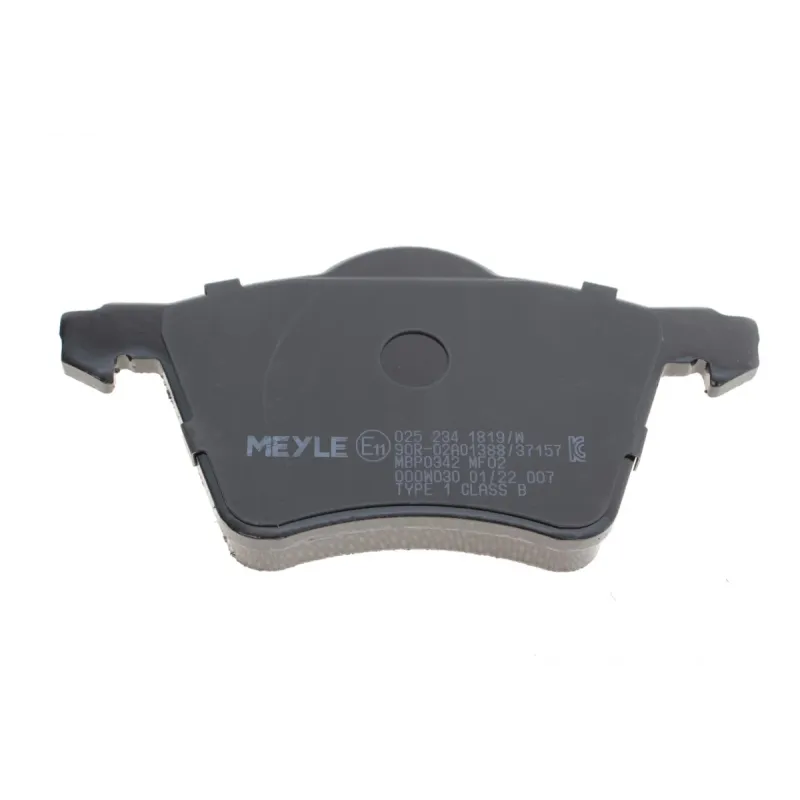 Колодки гальмівні передні MEYLE 025 234 1819/W для Seat Alhambra, VW Sharan 1995-2010 (ATE, 78.5x156.3 мм)