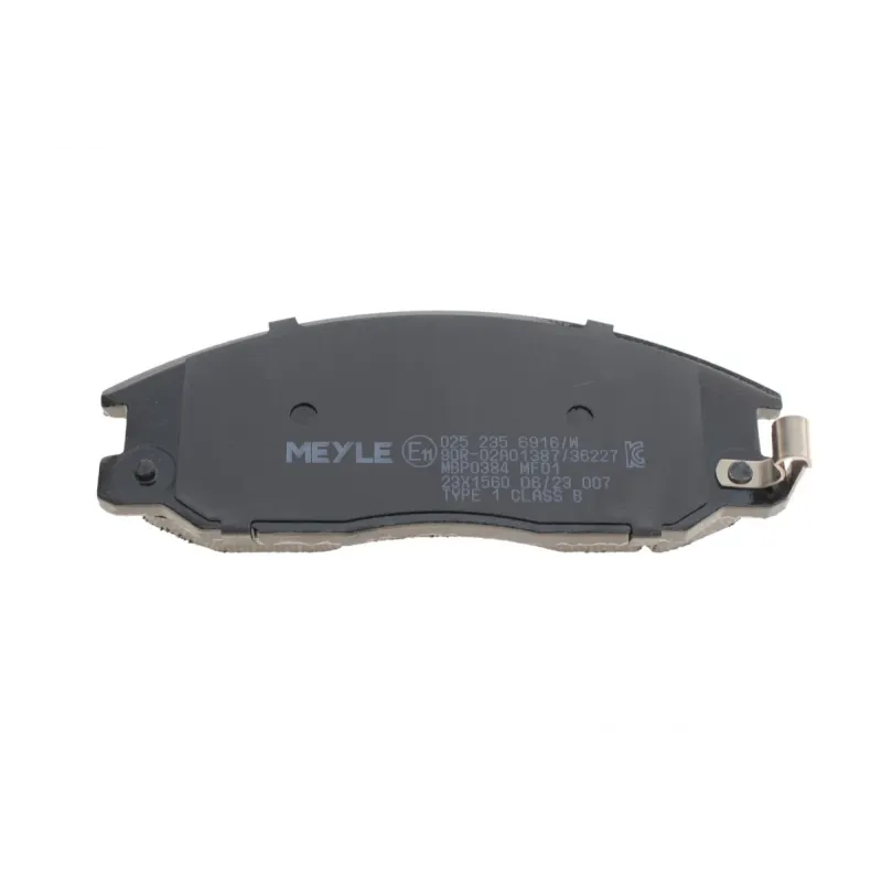 Колодки гальмівні передні MEYLE 025 235 6916/W для Hyundai Santa Fe/Trajet, SsangYong Actyon/Kyron, 149x58.1x16.5 мм