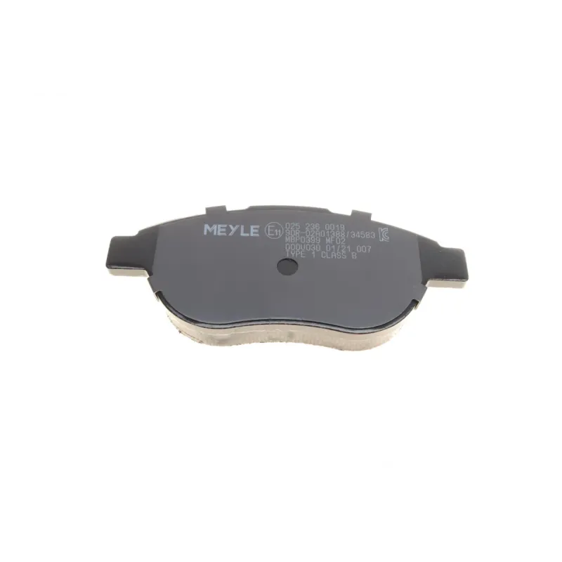 Колодки гальмівні передні MEYLE 025 236 0019 для Citroen Berlingo, C4, Peugeot 207/307 (Bosch, 136.8x57.2x19 мм)