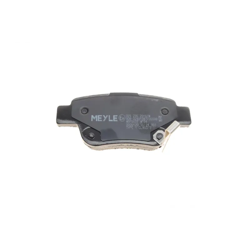Колодки гальмівні задні MEYLE 025 236 2016/W для Toyota Avensis T25, Corolla Verso E12 2003-2009, 102x46x16.3 мм