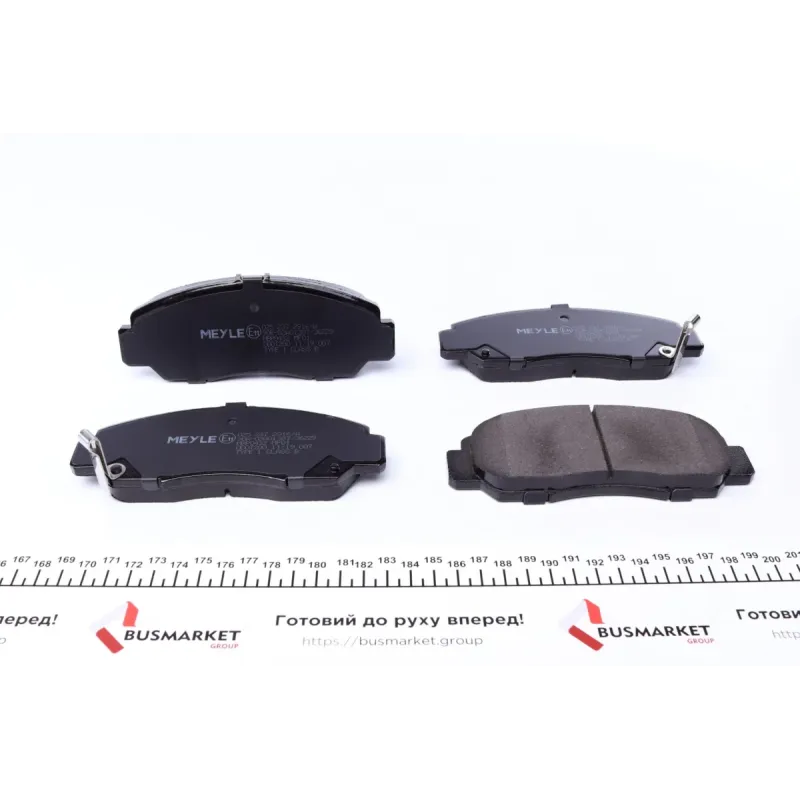 Колодки гальмівні передні MEYLE 025 237 2916/W для Honda Civic 2001-2005, FR-V 2004-
