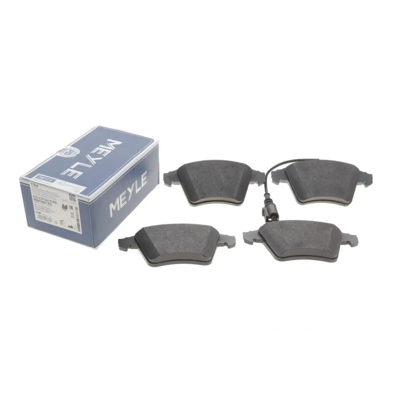 Колодки гальмівні передні MEYLE 025 237 4619/PD для Volkswagen Transporter T5 2003-2009, 155x73.5 мм