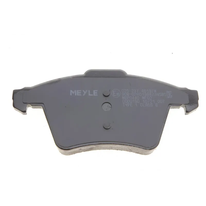 Колодки гальмівні передні MEYLE 025 237 4619/W для Volkswagen T5 Multivan 2003-2009, 20.1mm/18.7mm