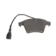 Колодки гальмівні передні MEYLE 025 237 4619/W для Volkswagen T5 Multivan 2003-2009, 20.1mm/18.7mm