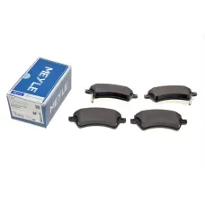 Колодки гальмівні передні MEYLE 025 237 6617/W для Toyota Corolla 2001-2014, 131.4x57.1 мм