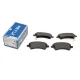 Колодки гальмівні передні MEYLE 025 237 6617/W для Toyota Corolla 2001-2014, 131.4x57.1 мм