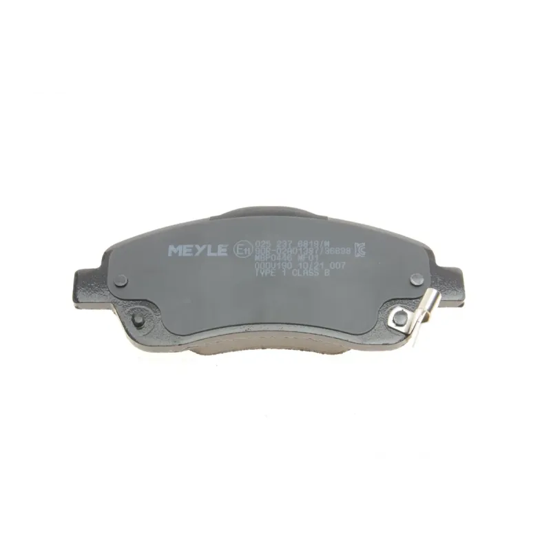 Колодки гальмівні передні MEYLE 025 237 6819/W для Toyota Avensis, Corolla 2003-2009, 150.9x63.1x18.6 мм