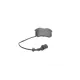 Колодки гальмівні (задні) VW Polo 01-/Skoda Fabia 99-08/Seat Cordoba/Ibiza 02-09(TRW)(з датчиком)