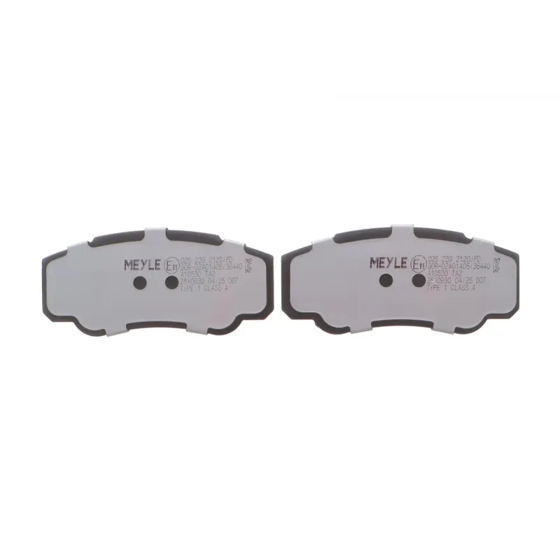 Колодки гальмівні задні MEYLE 025 239 2120/PD для Fiat Ducato, Peugeot Boxer 2002- (Brembo, 109.5x49.8x20.1 мм)