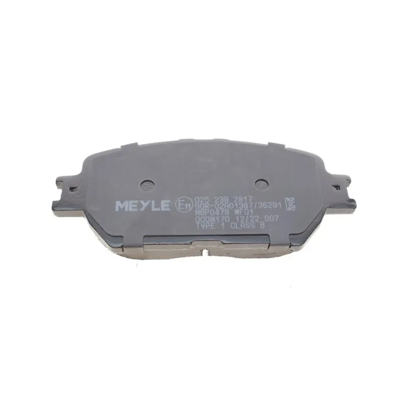 Колодки гальмівні передні MEYLE 025 239 2817 для Toyota Camry (XV3) 2001-2006, 131.6x58.3 мм