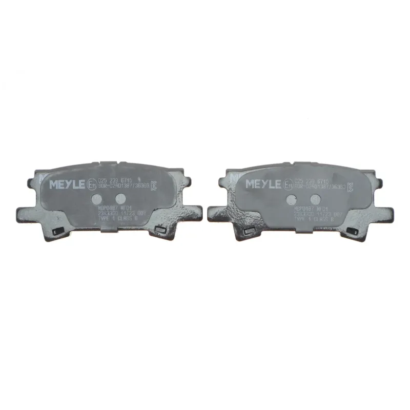 Колодки гальмівні задні MEYLE 025 239 6715 для Lexus RX 2003-2008 (101.8x44x15.1 мм)