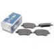 Колодки гальмівні передні MEYLE 025 239 8217/W для Opel Corsa D 2006-2014, 122.7x53.1x17.7 мм