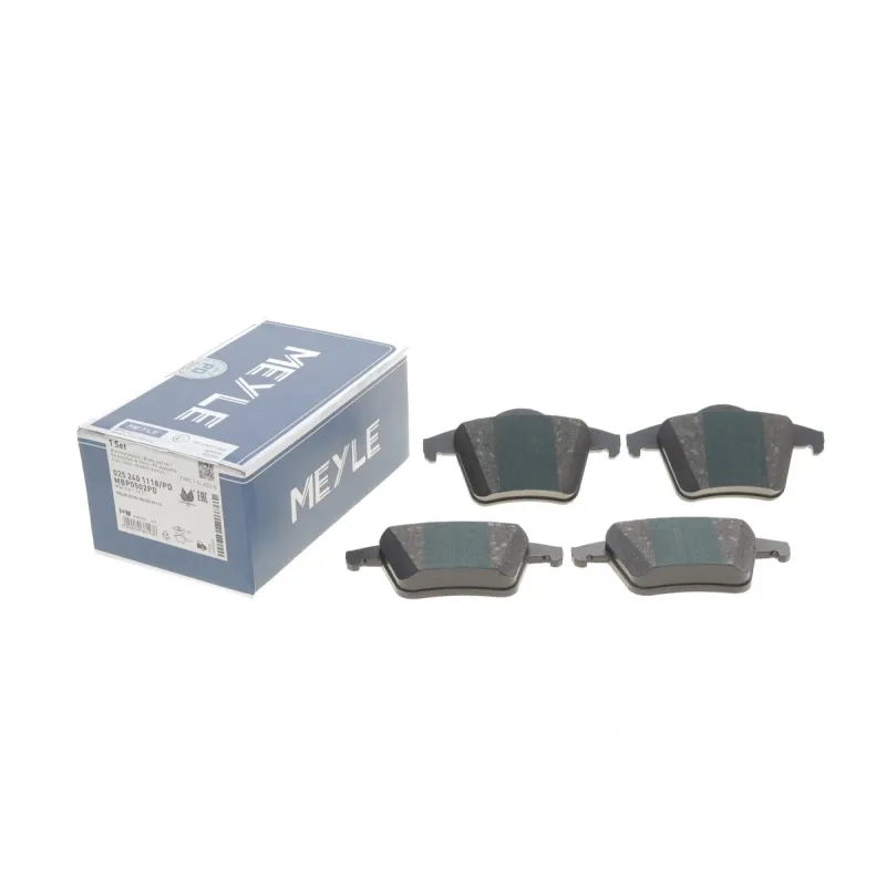 Колодки гальмівні задні MEYLE 025 240 1118/PD для Volvo XC90 I (2002-2014), 123.1x61.7/63.7x18 мм