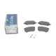 Колодки гальмівні задні MEYLE 025 240 1416/W для Mitsubishi Lancer, Outlander, Chrysler Cirrus, Dodge Avenger, Jeep Compass, 16 мм