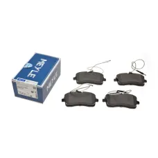 Колодки гальмівні передні MEYLE 025 241 3418/W для Peugeot 407 1.6-2.0HDI/1.8-2.0 2004-, TRW, 131x66.8x18.7 мм