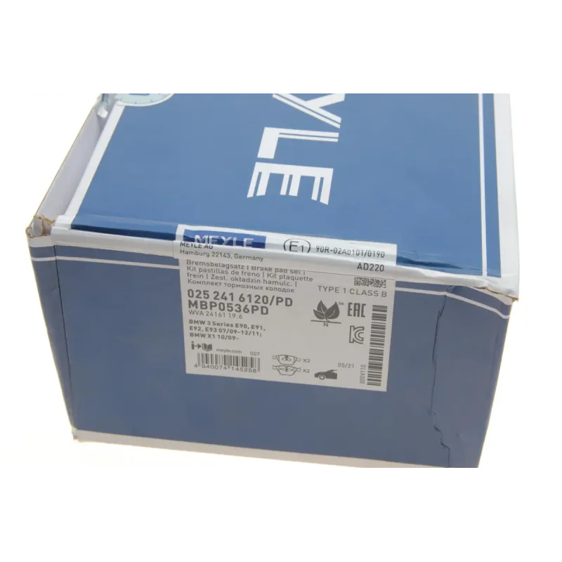 Колодки гальмівні (передні) BMW 3 (E90-E93) 04-13