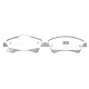 Колодки гальмівні передні MEYLE 025 242 0419/PD для Toyota Avensis, Corolla, Auris (PREMIUM)