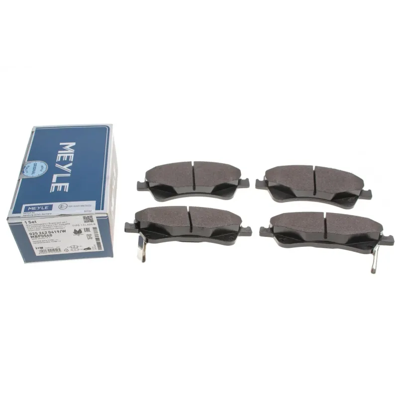 Колодки гальмівні передні MEYLE 025 242 0419/W для Toyota Avensis, Auris, Verso 150.6x65.3x19.2 мм