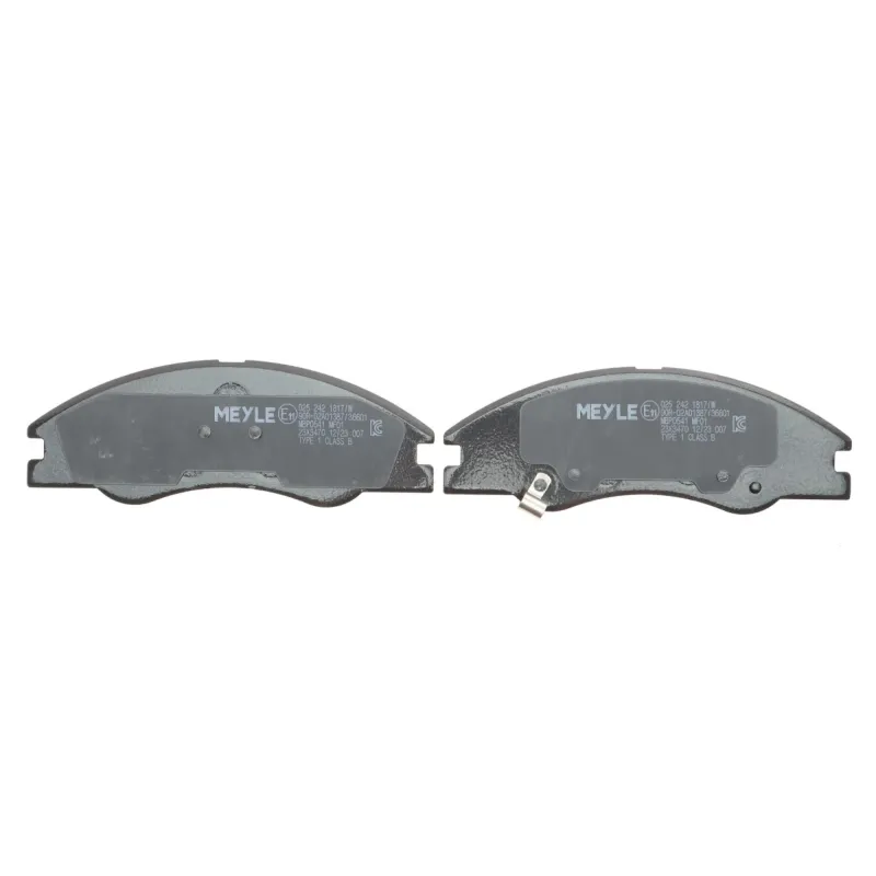 Колодки гальмівні передні MEYLE 025 242 1817/W для Kia Cerato LD 2004-2006, 165x59.1x17.2 мм