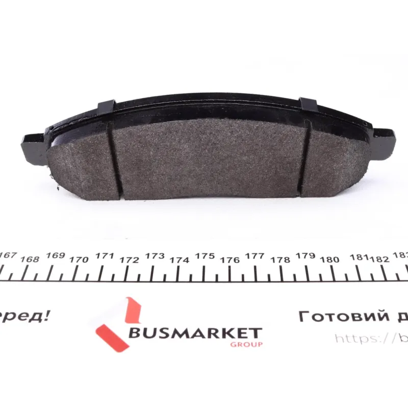 Колодки гальмівні передні MEYLE 025 242 2716/W для Nissan NP300 Navara, Pathfinder III 2005-, 163.7x54.2x16.7 мм