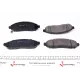 Колодки гальмівні передні MEYLE 025 242 2716/W для Nissan NP300 Navara, Pathfinder III 2005-, 163.7x54.2x16.7 мм