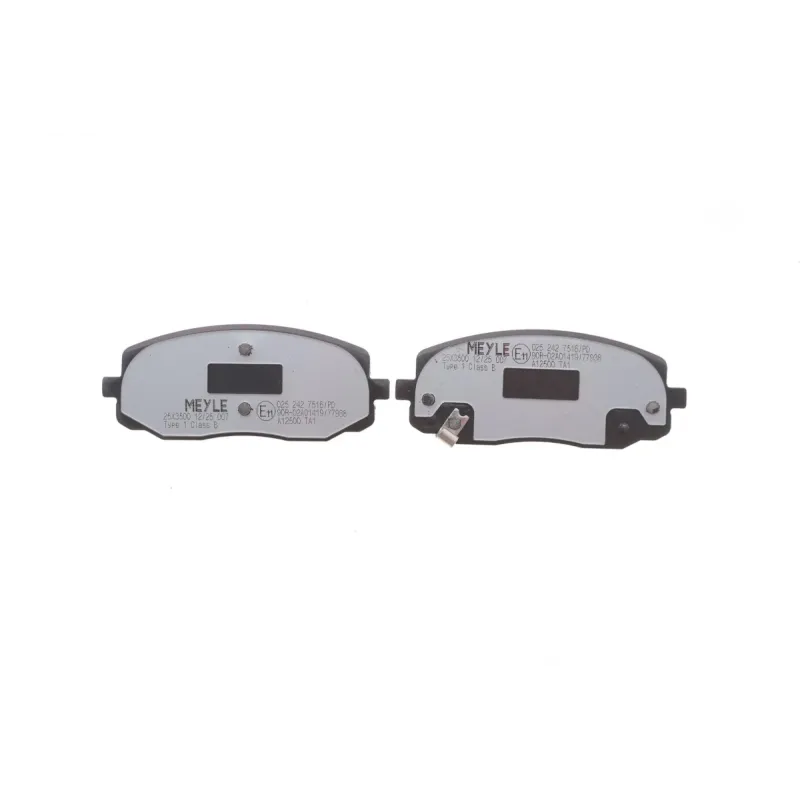 Колодки гальмівні передні MEYLE 025 242 7516/PD для Hyundai i10, Kia Picanto 115.9 мм