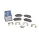 Колодки гальмівні передні MEYLE 025 242 8316/PD для Ford Fiesta VI, Mazda 2, Daihatsu Boon 125.6x51.7 мм