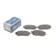 Колодки гальмівні передні MEYLE 025 243 1717/W для Kia Rio JB, Hyundai Accent MC 2005-2010, 129.6x55.9 мм