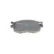Колодки гальмівні передні MEYLE 025 243 1717/W для Kia Rio JB, Hyundai Accent MC 2005-2010, 129.6x55.9 мм