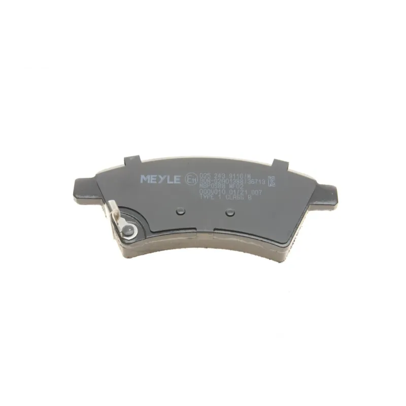 Колодки гальмівні передні MEYLE 025 243 9116/W для Fiat Sedici, Suzuki SX4 2006-2015, 131.5x56.9 мм