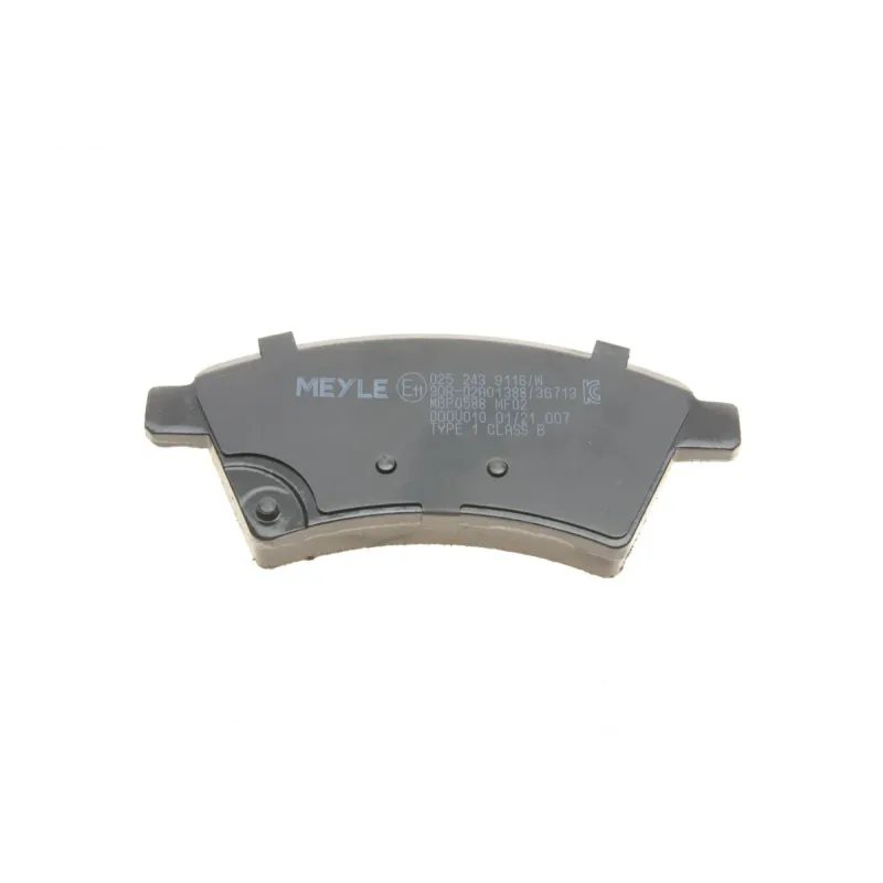 Колодки гальмівні передні MEYLE 025 243 9116/W для Fiat Sedici, Suzuki SX4 2006-2015, 131.5x56.9 мм