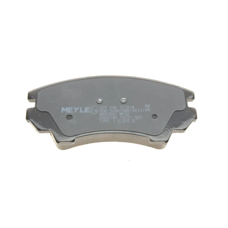 Колодки гальмівні передні MEYLE 025 244 1219/W для Opel Astra J, Insignia, MG Marvel R, з протискрипною пластиною