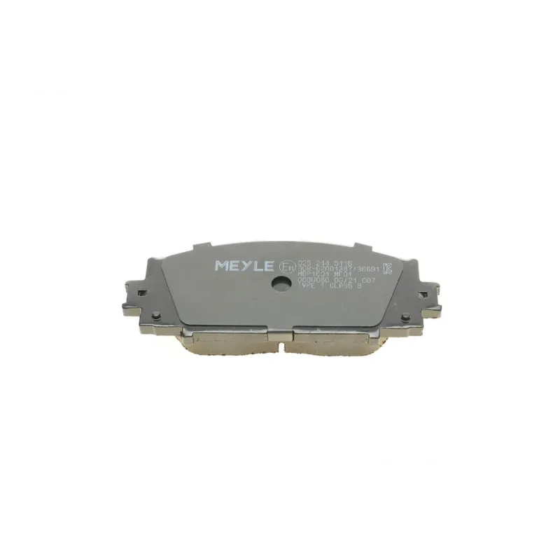 Колодки гальмівні передні MEYLE 025 244 5116 для Toyota Prius, Corolla, Lexus CT (AKEBONO) 122.7x49.6x15.5 мм