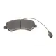 Колодки гальмівні передні MEYLE 025 244 6619/W1 для Citroen Jumper, Fiat Ducato, Peugeot Boxer 2.0-3.0HDi 2006-, 169.2x69.1x19.1 мм (з датчиком)