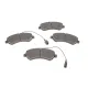 Колодки гальмівні передні MEYLE 025 244 6619/W1 для Citroen Jumper, Fiat Ducato, Peugeot Boxer 2.0-3.0HDi 2006-, 169.2x69.1x19.1 мм (з датчиком)