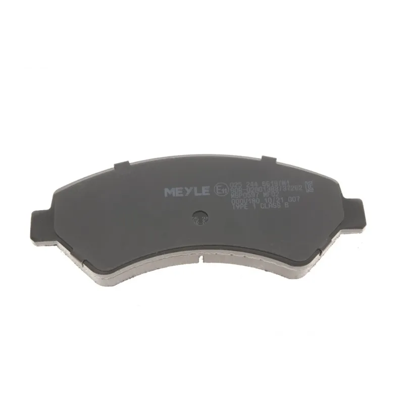 Колодки гальмівні передні MEYLE 025 244 6619/W1 для Citroen Jumper, Fiat Ducato, Peugeot Boxer 2.0-3.0HDi 2006-, 169.2x69.1x19.1 мм (з датчиком)