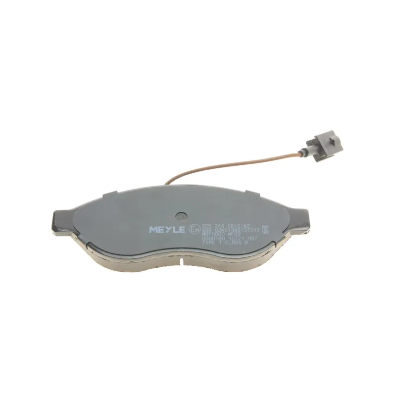 Колодки гальмівні передні MEYLE 025 244 6819/W2 для Citroen Jumper, Fiat Ducato, Peugeot Boxer (2006-), Brembo
