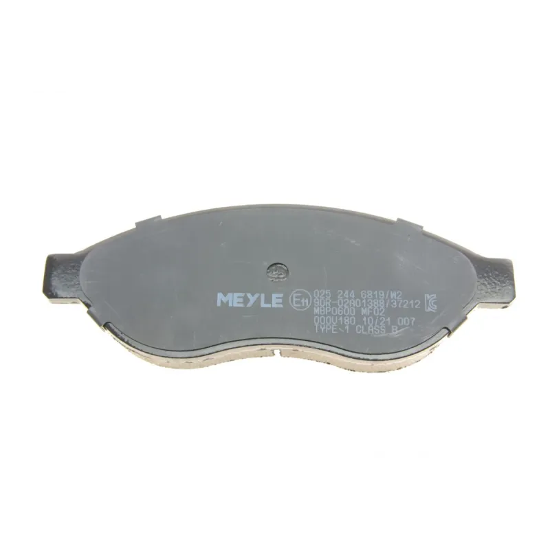 Колодки гальмівні передні MEYLE 025 244 6819/W2 для Citroen Jumper, Fiat Ducato, Peugeot Boxer (2006-), Brembo