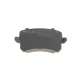 Колодки гальмівні задні MEYLE 025 244 8317 для Audi A6 C6, VW CC, Seat Alhambra, з протискрипною пластиною, 105.5x56.3x17.2 мм