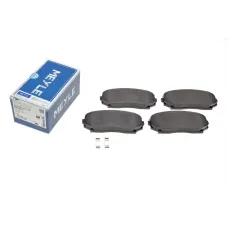 Колодки гальмівні передні MEYLE 025 245 4417/W для Mazda CX-7/CX-9, Mitsubishi Eclipse/Outlander (139x58x17.5мм)