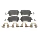 Колодки гальмівні задні MEYLE 025 246 0617-1/PD для Audi A4 B8, A5, Q5 (2007-) з протискрипною пластиною