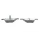 Колодки гальмівні передні MEYLE 025 246 8820/PD для BMW 5 (F10, F18) 2.5D/3.0i 08-, 155.1x68.3x20.3 мм