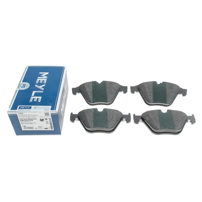 Колодки гальмівні передні MEYLE 025 246 8820/PD для BMW 5 (F10, F18) 2.5D/3.0i 08-, 155.1x68.3x20.3 мм