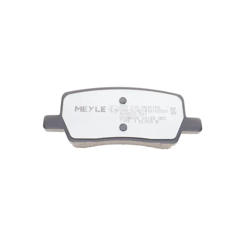 Колодки гальмівні задні MEYLE 025 246 9616/PD для Tesla Model S/X 2013-, 127x53x16.5 мм