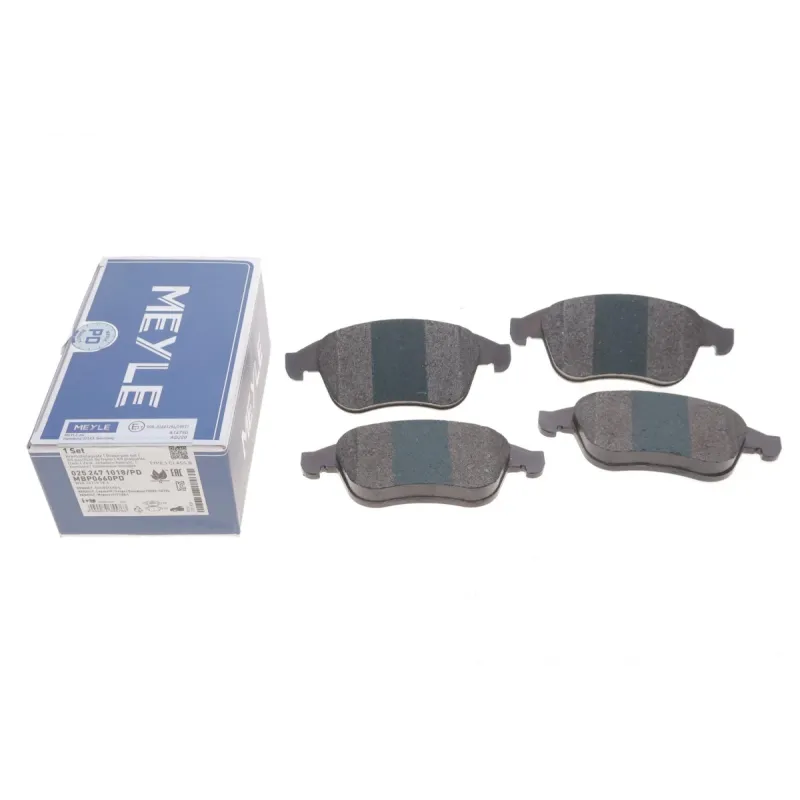 Колодки гальмівні передні MEYLE 025 247 1018/PD для Renault Megane III/Laguna III 2007-, 18.6 мм