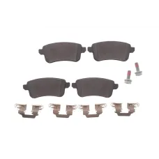 Колодки гальмівні задні MEYLE 025 248 2015/PD для Renault Megane III, Scenic III, Fluence 2008-2016, 106x45.3x15.7 мм