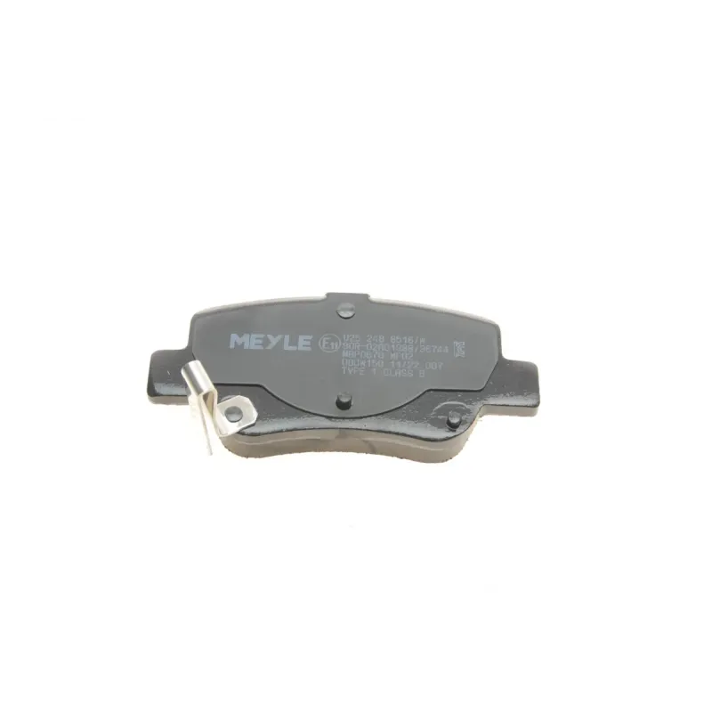 Колодки гальмівні задні MEYLE 025 248 8516/W для Toyota Avensis (ZRT27, ADT27) 2009-, 16.5 мм