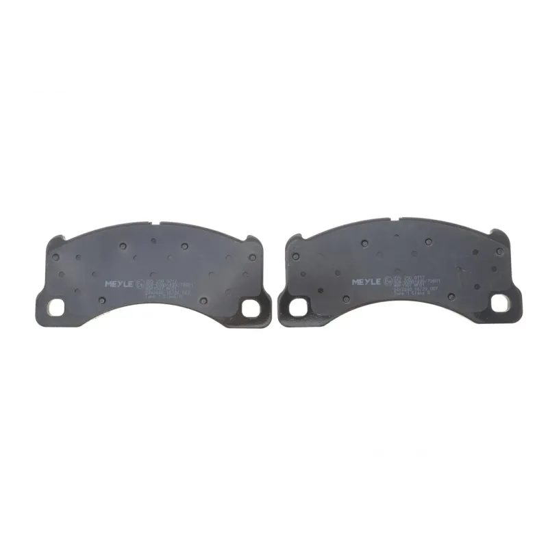 Колодки гальмівні передні MEYLE 025 250 0717 для Porsche Cayenne, Macan, Panamera, VW Touareg, з протискрипною пластиною, 209.6x94.2x16.2 мм