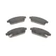 Колодки гальмівні задні MEYLE 025 250 9616/W для Chevrolet Cruze, Opel Astra J, 116.6x42.7x16.1 мм