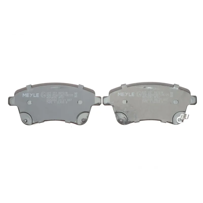 Колодки гальмівні передні MEYLE 025 251 8419/W для Kia Venga 1.4-1.6 (2010-) 131.4 мм